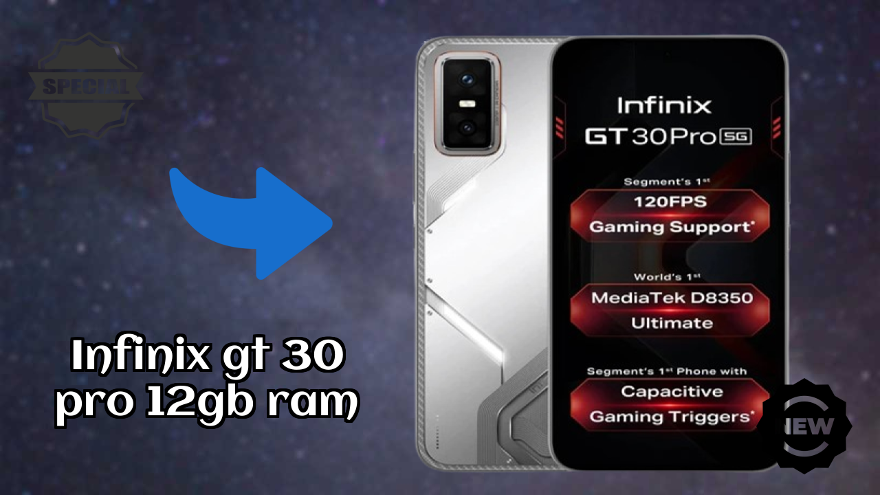 Infinix GT 30 Pro 12GB RAM Price Drop: Now at ₹26,490 Only