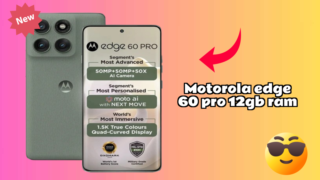Motorola Edge 60 Pro 12GB RAM Display Analysis: 6.7 Inches (17.02 Cm) Screen