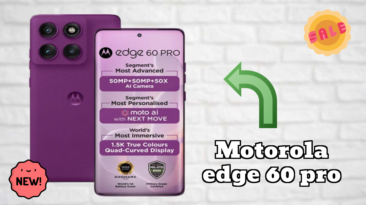 Motorola Edge 60 Pro Battery Life: 6000 MAh Charging Speed