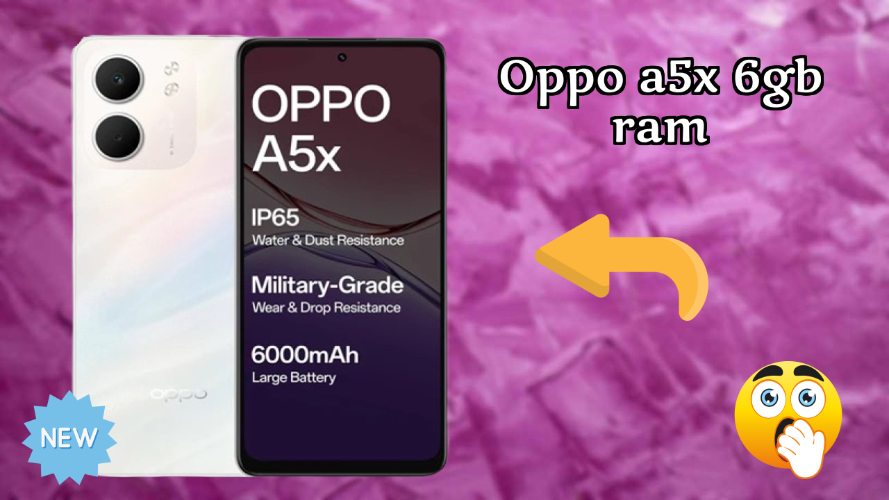 OPPO A5x 6GB RAM Display Size: 6.67 Inches (16.94 Cm) Screen Test
