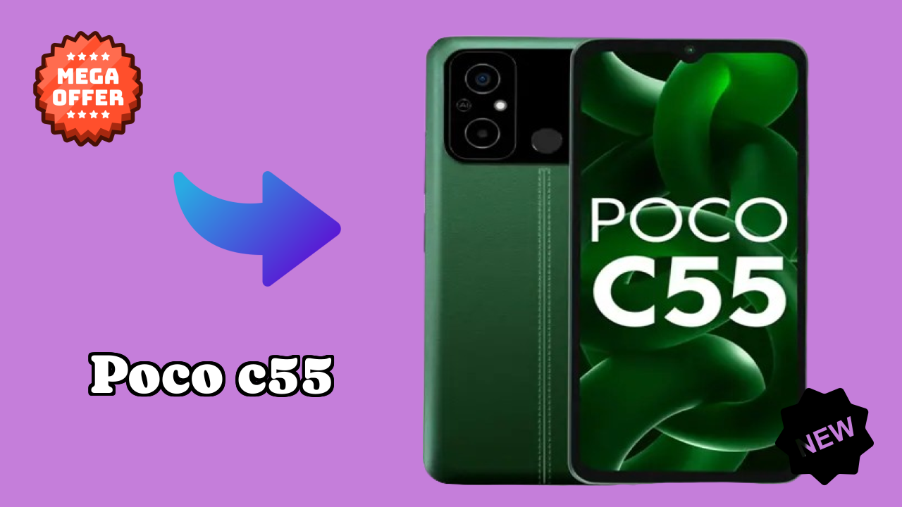POCO C55 at ₹9,490 - Best Features & Specifications