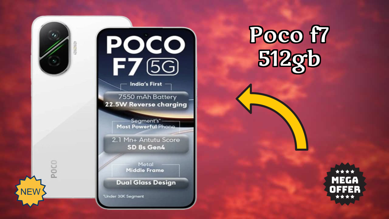 POCO F7 512GB at ₹33,999 - Best Deal Right Now