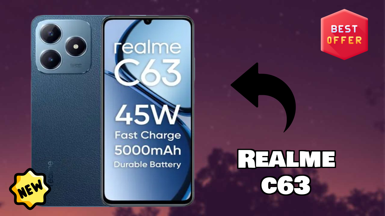 Realme C63 at ₹8,370 - Best Deal Available