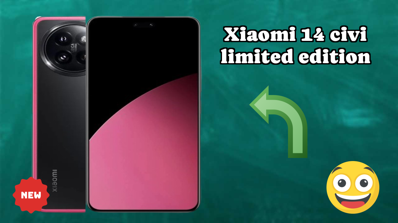 Xiaomi 14 Civi Limited Edition Gaming Performance with Snapdragon 8s Gen 3 Processor